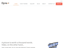 Tablet Screenshot of dynavi.com